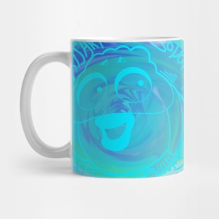 Dope Slluks face mask graffiti style illustration Mug